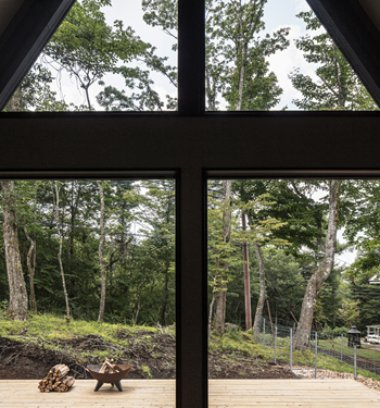 貸別荘「Moi Sauna Villa」 室内からの眺め